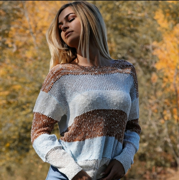 RELISTED Storia colorblock lightweight sweater - Picture 2 of 7